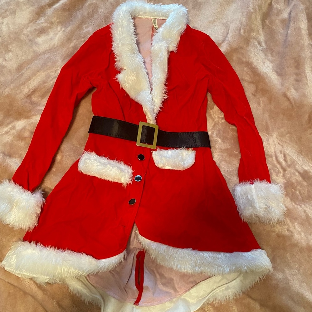 Women’s Santa Claus jacket and belt